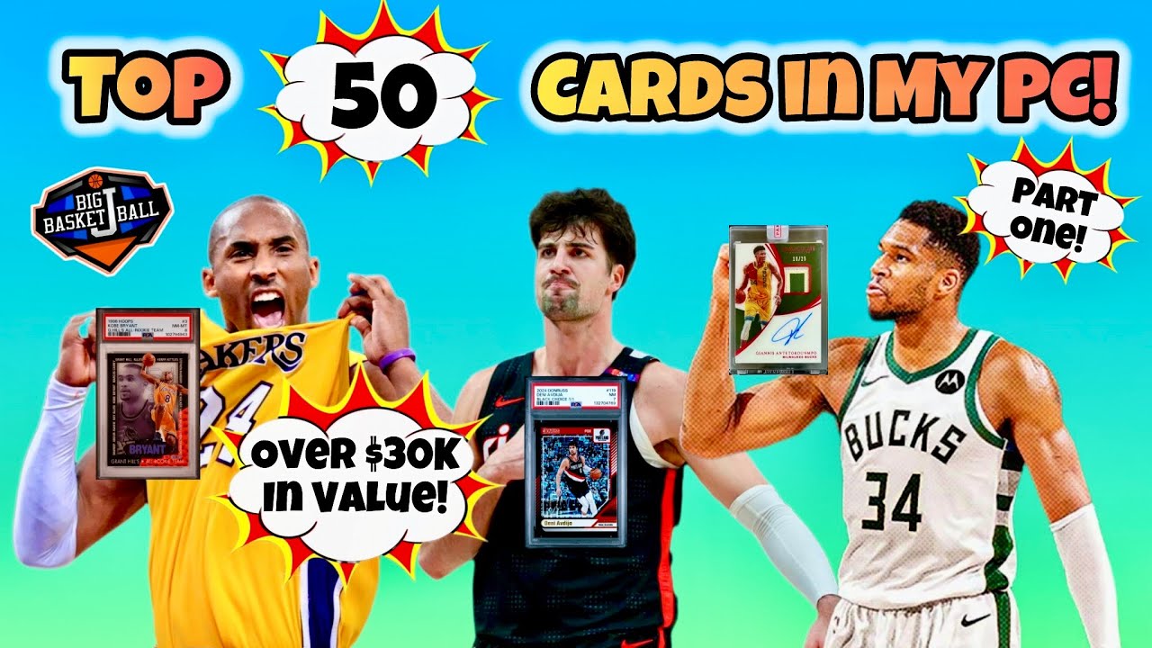 *TOP 50 Cards In My PC* PART 1! 🔥 Gold Refractors, PSA 10 Prizm RCs, PMGs, Kabooms, 1/1’s & More!