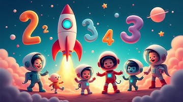 Counting in Space - Learn Numbers with Rockets and Aliens