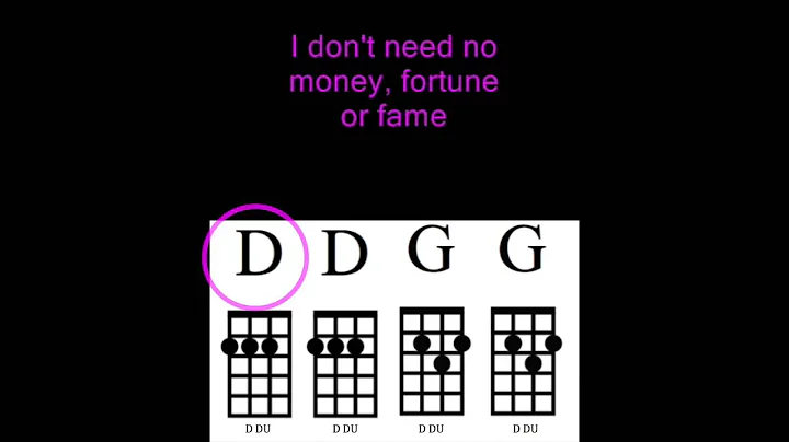My Girl - Uke Chord Guide