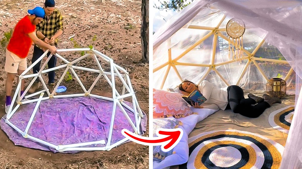 Awesome Outdoor DIY Projects || Cute And Useful DIY Crafts For Cozy Backyard