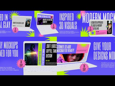 Laptop Clay Mockup Landscape, a Social Media Template by Loin Studio (Thumbnail 2 of 2)