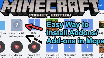 Easiest Way to install Addons/Add-ons in Minecraft Pocket Edition (Minecraft PE/Mcpe) 0.16.0