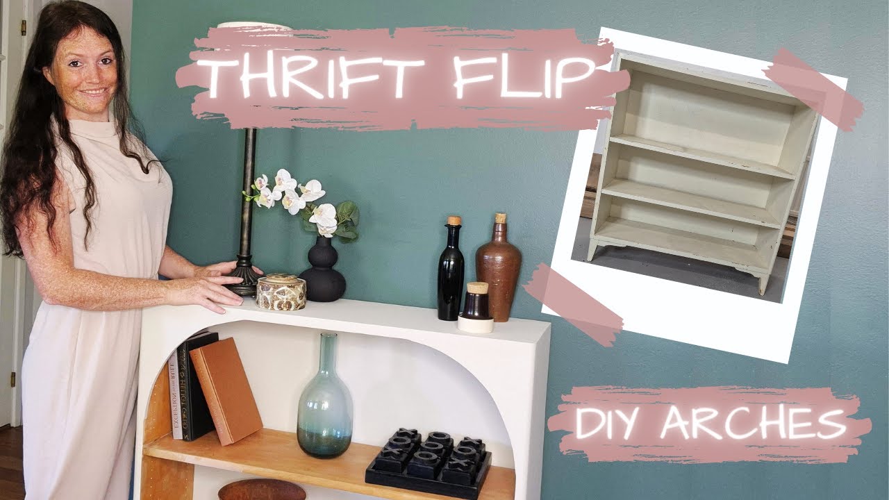 View of Budget-Friendly Furniture Makeover - Thrift Flip With DIY Arches - YouTube