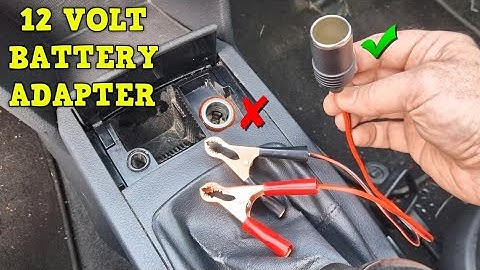 12 Volt Car Battery to Cigarette Lighter Adapter