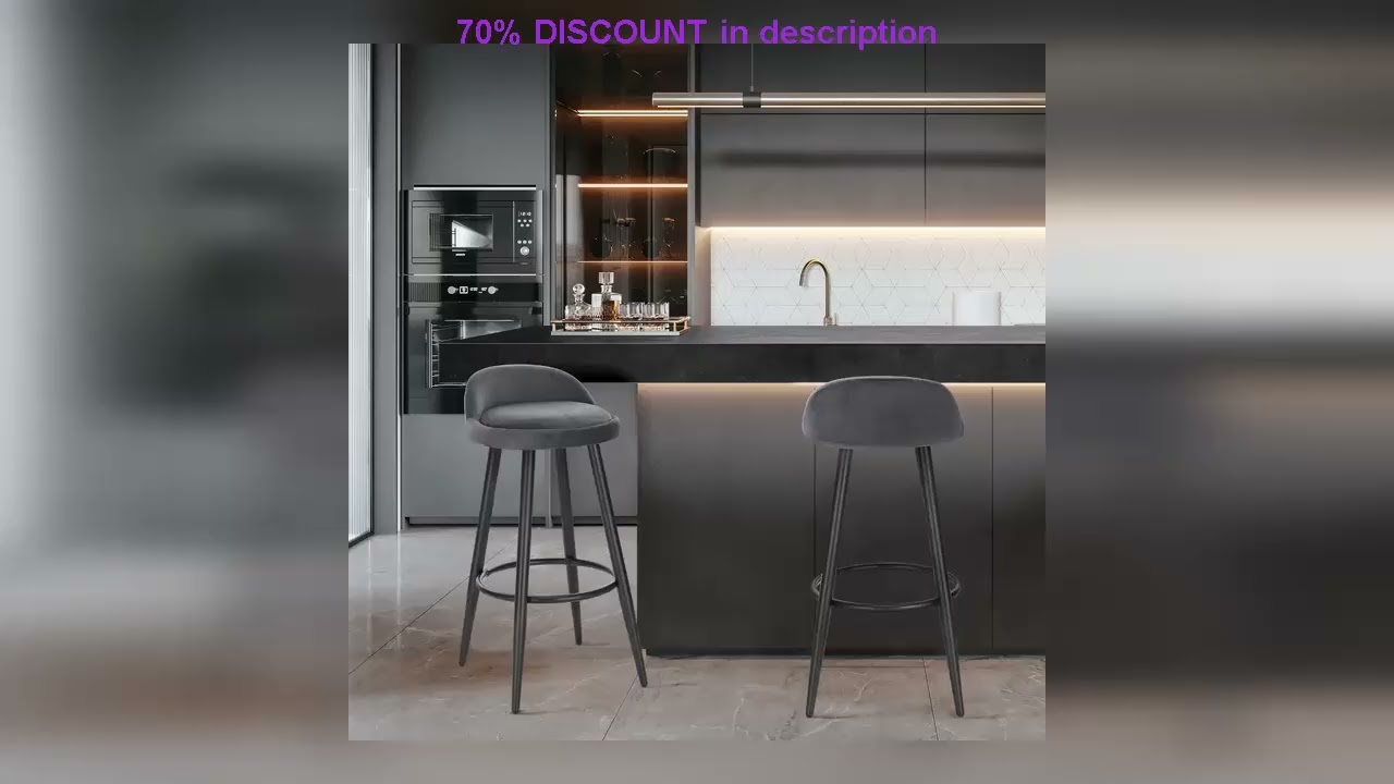 A must-have product! WOLTU Bar Chair 2PCS /SET Bar Stool Counter Stool with Footrest Kitchen Break