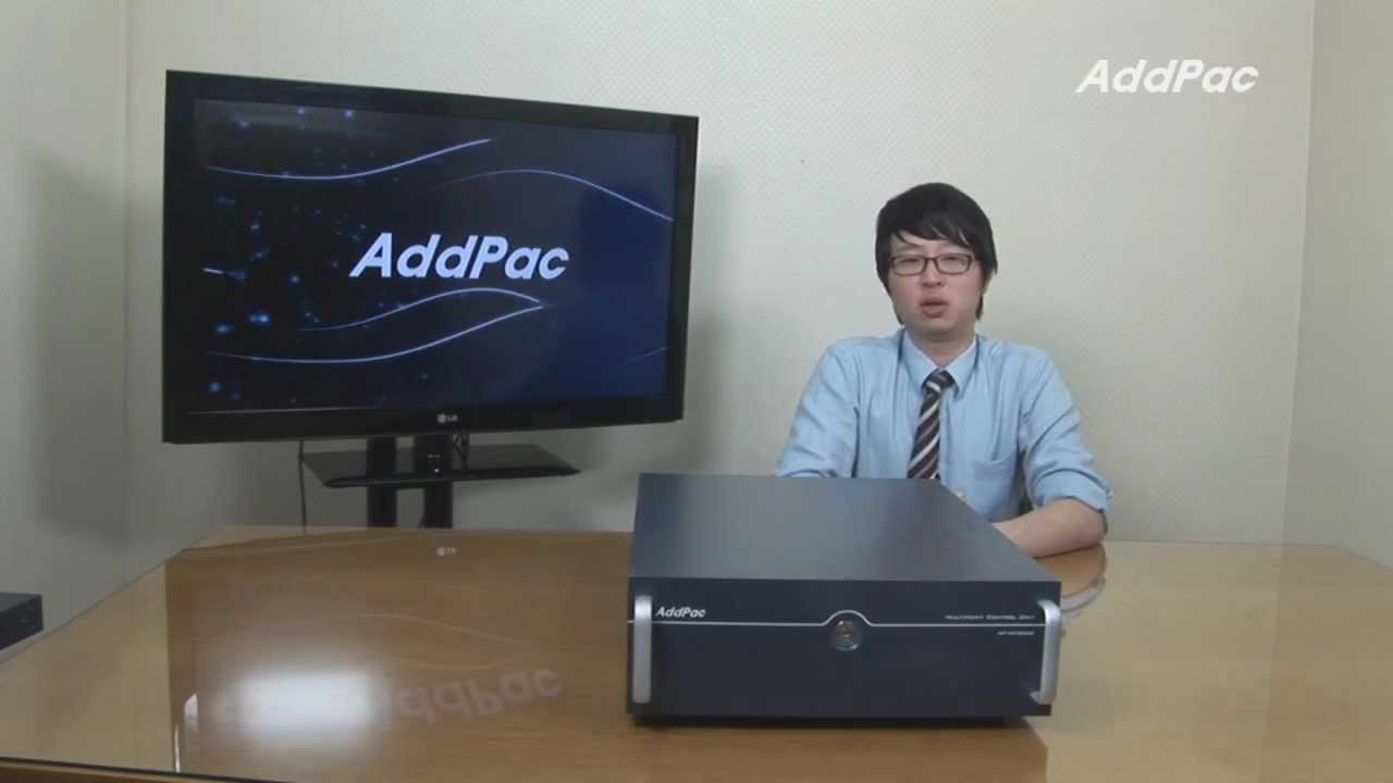 Video MCU(Multipoint Video Conference Unit) APMC5000 AddPac YouTube