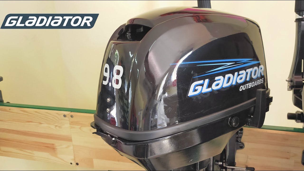 Мотор гладиатор видео. Лодочный мотор Gladiator g9.8fhs. Мотор Gladiator g 9.9 fhs. Gladiator 9.8. Gladiator g9.8.