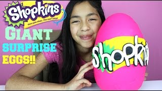 Giant Shopkins Surprise Egg made of Play Doh full with Shopkins Surprise Eggs