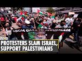 Pro-Palestinian protesters march in major cities as Israel attacks Gaza | Hamas | World News | WION
