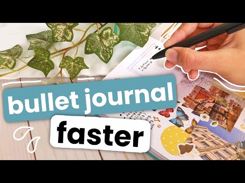 bullet journal FASTER