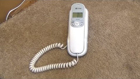 AT&T TR1909 Corded Trimline Telephone with Caller ID | Initial Checkout
