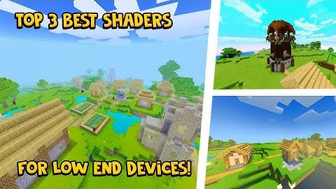 Top 3 Best & No Lag Shaders For MCPE||Best Shaders For Low End Devices (2020)
