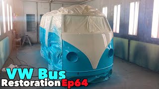VW Bus Restoration - Episode 64 - There's your two-tone | MicBergsma