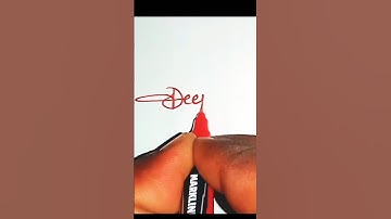Deepak Name Signature Style 😍 | D Letter Signature Style #new #viral #signature #shorts #art #trend