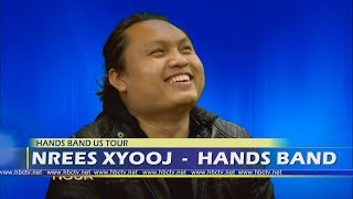 3 HMONG TV EHOUR: Chonburi Lee sits down with Nrees Xyooj, lead singer, for the Hands Band.