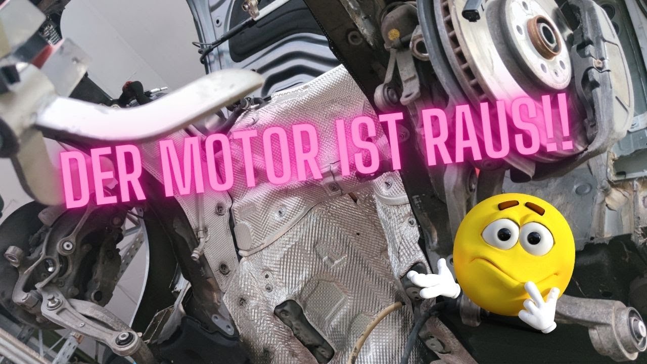 Audi A7 (A6) Motorschaden 3.0 TDI BiTu, Motor ausbauen, Lagerschale defekt, Motor nagelt ...