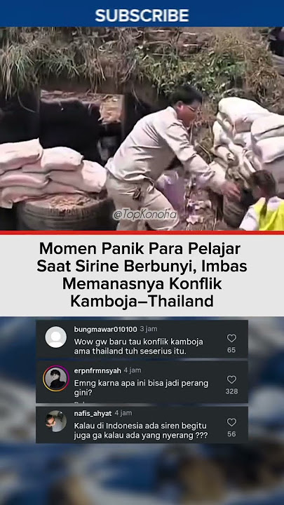 Suasana Panik Siswa Saat Sirine Tiba-Tiba Berbunyi