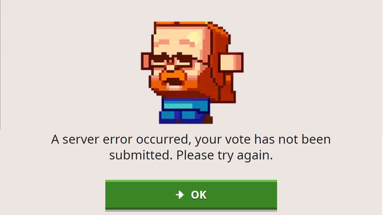 I can't join the Minecraft Live voting world / server. How do i fix it? : r/ Minecraft