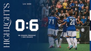 HIGHLIGHTS | NK DINAMO PREDAVAC - GNK DINAMO 0:6 | Velika pobjeda za otvaranje Kupa
