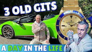 A day in the life of a retired old git! #lamborghini #rolex