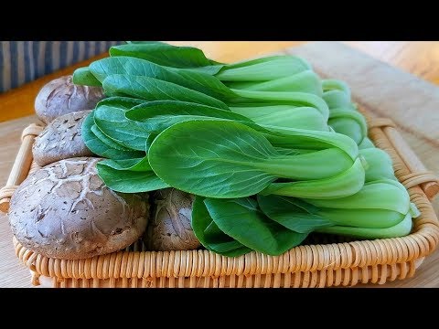 【小穎美食】上海青和香菇這樣做太香，不炒不燉不油炸，鮮嫩入味，上桌就掃光