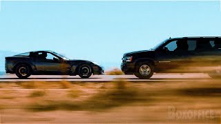 Corvette ZR1 VS 4 FBI SWAT Chevrolet Suburbans | The Last Stand | CLIP