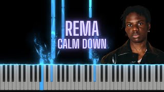 Rema - Calm Down | Piano tutorial ♪♪ chords