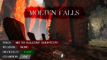 Quake Champions : Tricks School | MOLTEN FALLS: MH to Balcony (shortcut)