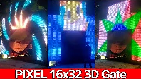 3d pixel led gate (পিক্সেল 3D গেট ) M-8670165358