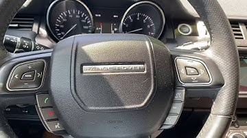 How to use parking assistant - LandRover Evoque 2015