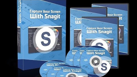 Free video course of Capture your screen with Snagit.Part-1