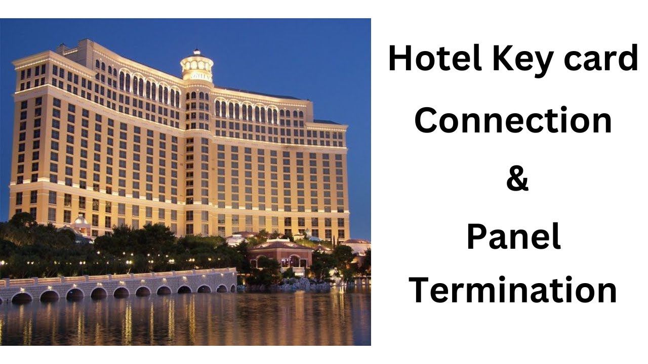 Complete Hotel Wiring With Key Card Switch || Panel Termination - YouTube