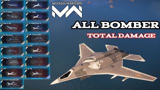 All Bomber Total Damage - Modern Warships 2023 | H 18 Modern Warships