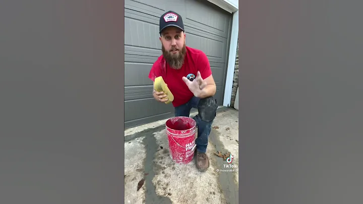 Cracks in your Concrete? Use this Quick and Easy fix ⚒️ #shorts