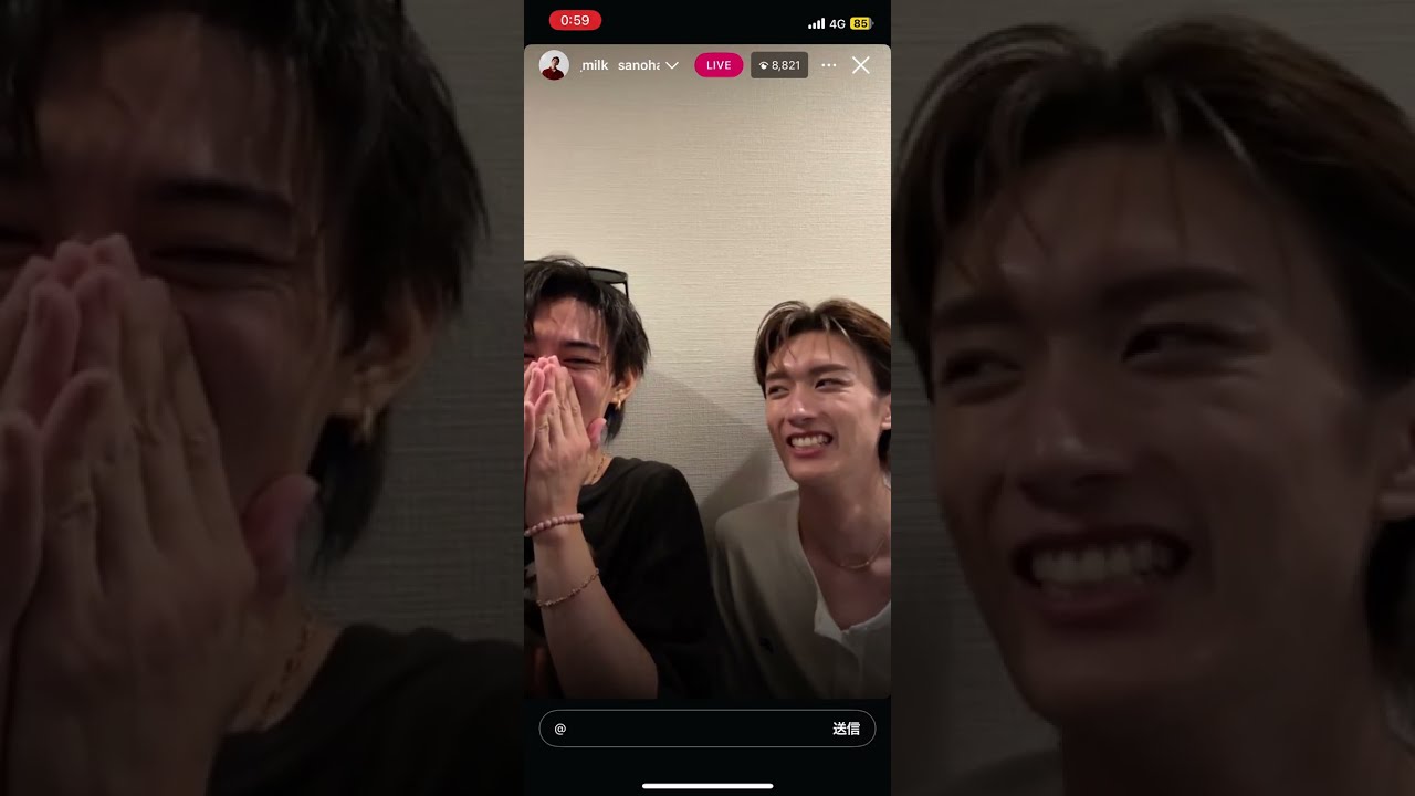 M!LK 佐野勇斗インスタライブ【山中柔太朗、曽野舜太】25/7/21