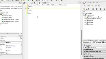 Создание формы в Delphi