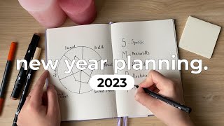 How To Set Goals for 2023 and ACHIEVE them | Plan with me for the new year | 2023 PLANNING