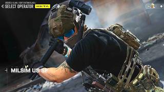Operator Select Animations | COD MW4 BETA Early Acess