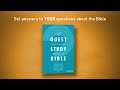 Niv quest study bible by zondervan