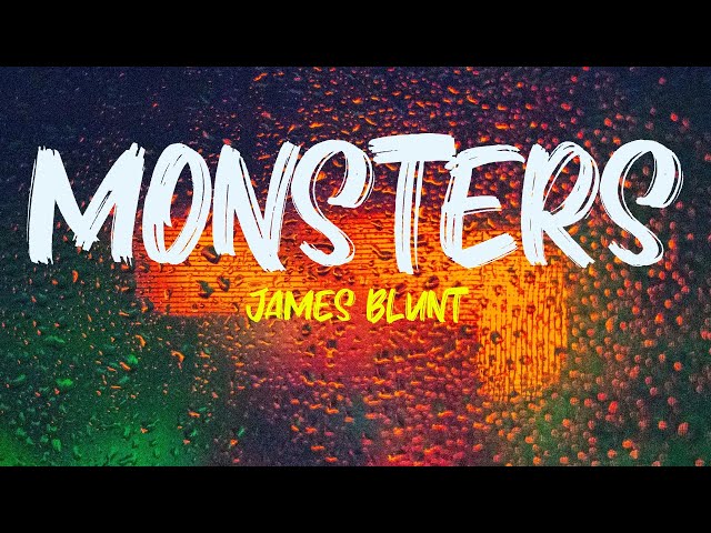 🌙 #monsters #jamesblunt #foryou #fyp #music #song #lyrics #tiktok #du