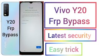 Vivo Y20 Frp bypass | latest security without pc 2023