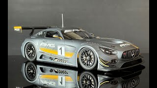 1:24 Maßstab 2015 Mercedes Klasse AMG Gt Gt3 C190 R190 Detaillierte 