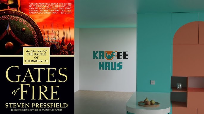 Livro gates of fire de steven pressfield (inglês)