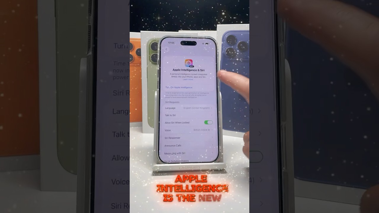 iPhone Air: как включить Apple Intelligence | Более умные инструменты Siri и ИИ
