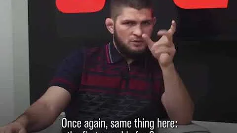 Khabib predicts Mcgregor vs Poirier 3