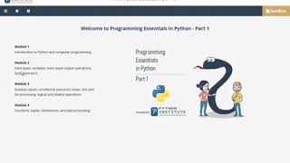 Bienvenida Al Curso Python Essentials