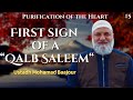 Purification of the heart 5  first sign of a qalb saleem   ustadh mohamad baajour