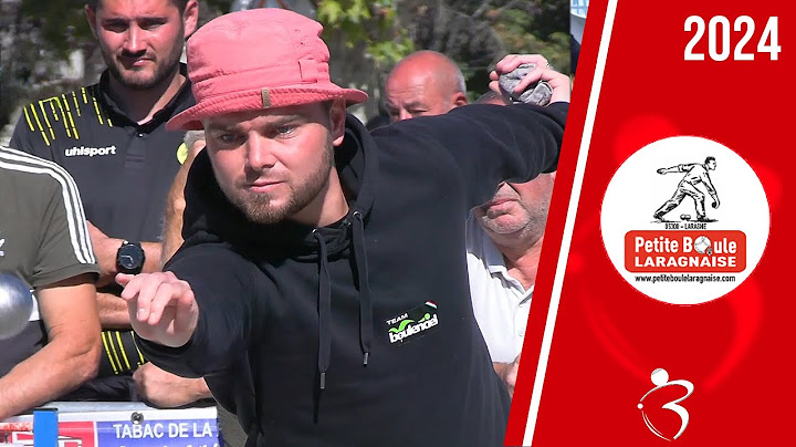 Quart BAUDINO vs CHAPELAND : National Triplette à pétanque 70e Critérium de Laragne-Monteglin 2024