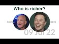 Musk v bezos net worth race