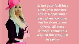 Video thumbnail of "Nicki Minaj - Save Me Lyrics"